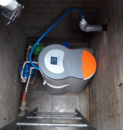 Realizace - instalace změkčovače vody Aquatip®, Kašnice